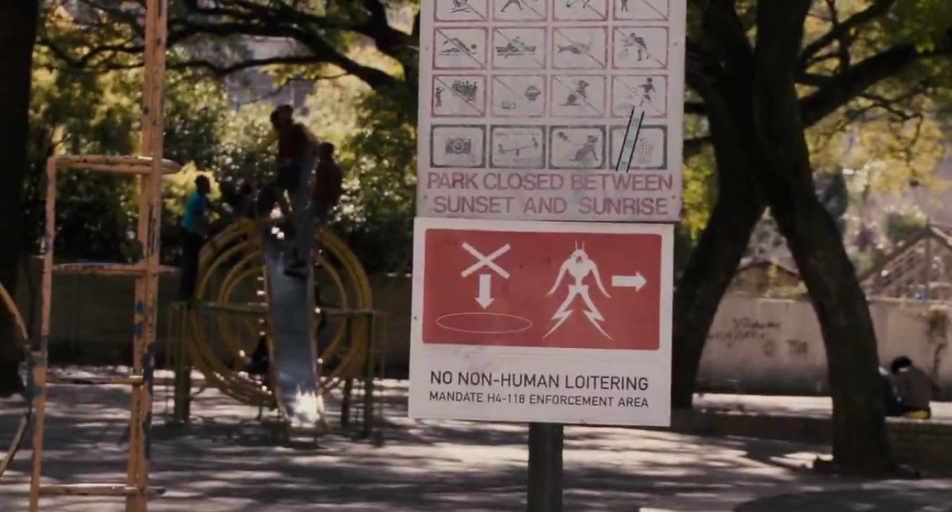 District 9 - sign